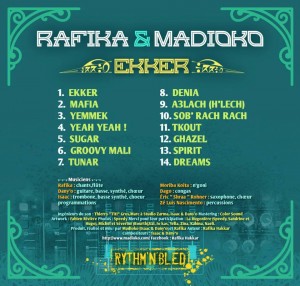 Ekker "lève-toi" est le troisième album du trio Madioko et Rafika