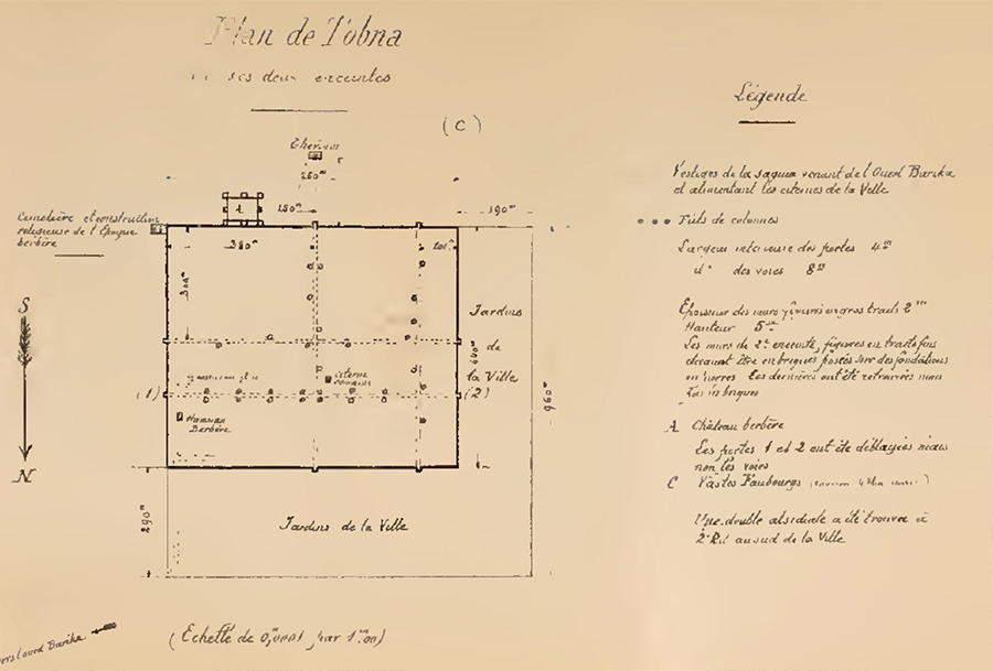 Fig. 3. – Plan de Tobna (R. Grange)